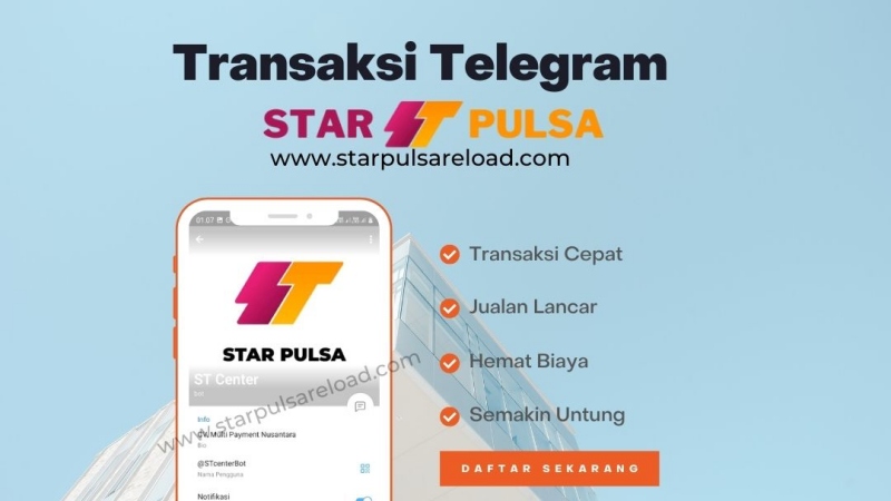 Transaksi Telegram Pulsa Murah Star